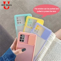 camera lens protection phone case for samsung galaxy a51 a71 a50 a21 a31 a41 m10 s20 fe s21 ultra note 20 plus candy color cover