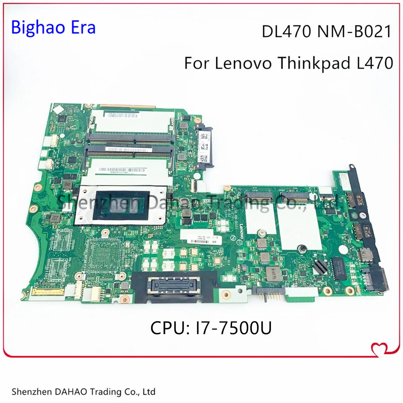 

Fru: 01HY115 01YR915 01HY109 For Lenovo L470 Laptop Motherboard DL470 NM-B021 Mainboard With I7-7500U I7-7600U DDR4L 100% Tested