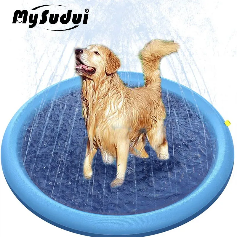 MySudui коврик для разбрызгивания домашних животных игровой охлаждающий бассейна