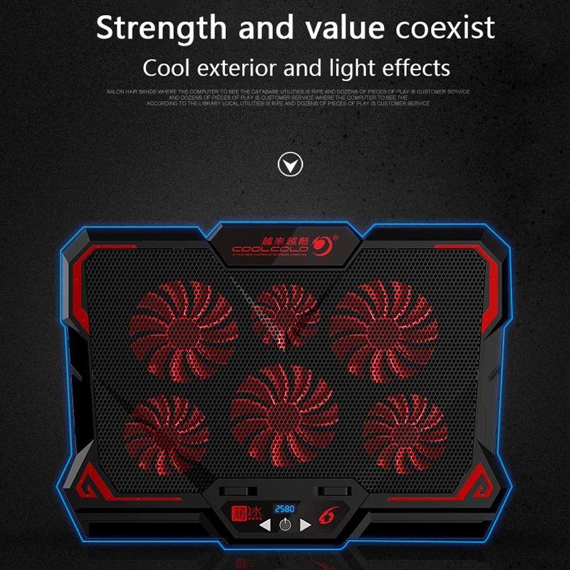 Новинка! Охлаждающая подставка для ноутбука 12 17 дюймов бесшумная охлаждающая