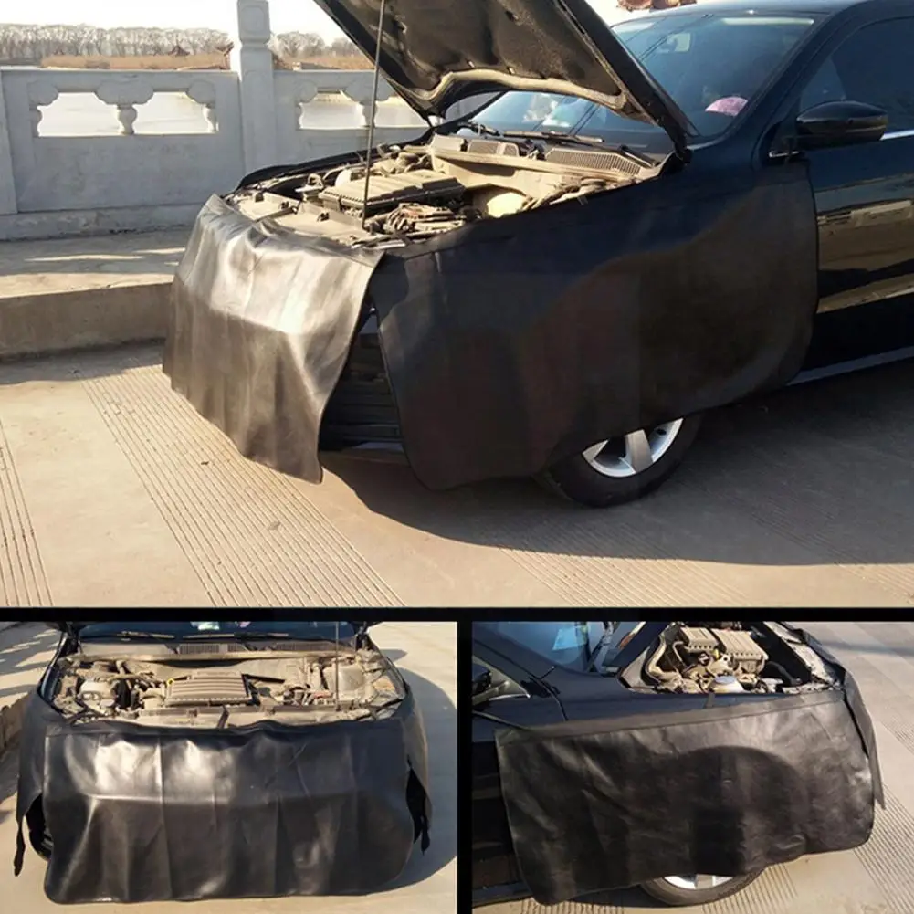 

Cloth Protective Mat 3psc Universal Car Magnetic Car Car Repair Front Pad Cover Auto Protective