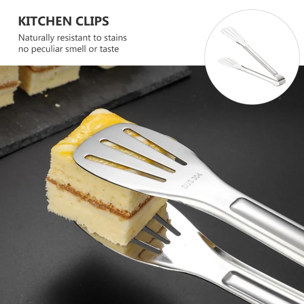 

4Pcs Stainless Steel Clips Household Food Clamps Bread Clips (Assorted Color)