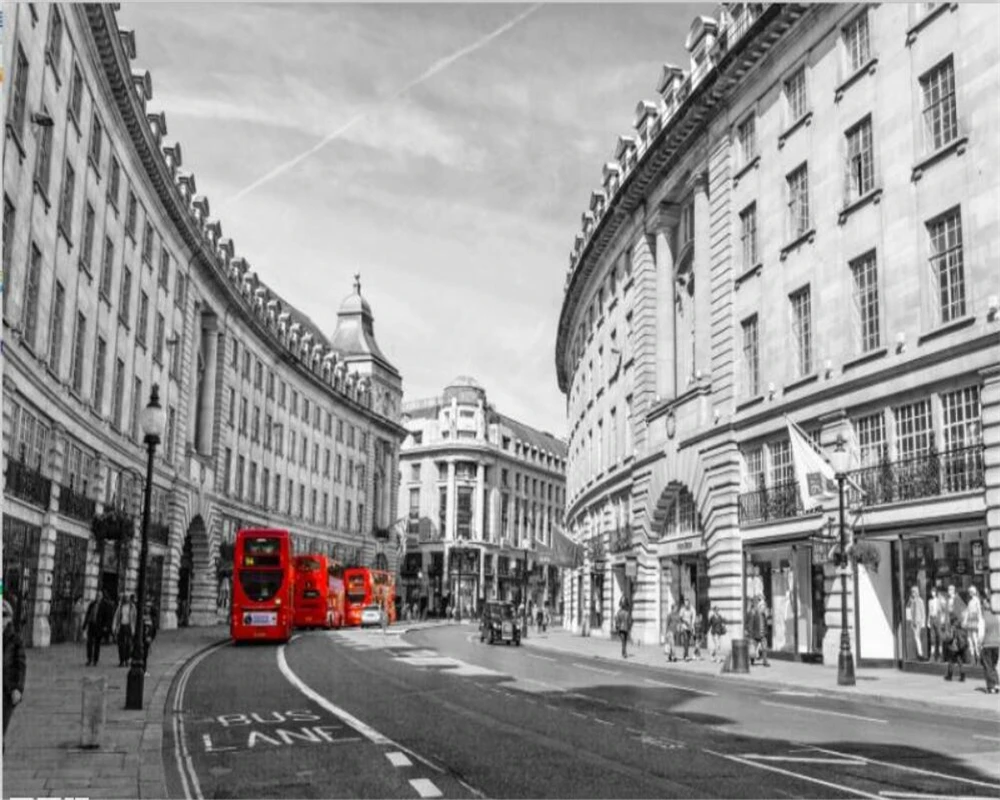 Настенная бумага для домашнего декора на заказ винтажная Лондонский уличный