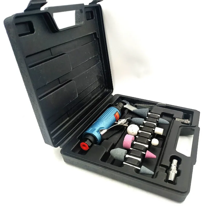 14 шт. пневматический компрессор шлифовальный Полировочный набор 1/4