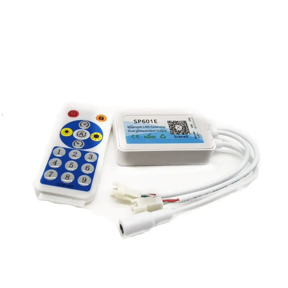 SP601E WS2812B WS2811 музыкальный контроллер встроенный микрофон двойной сигнальный