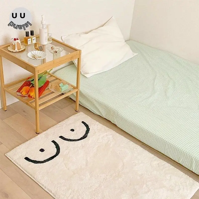 Boob Art Fluffy Door Mat for Bathroom Furry For Adult rug Entrance Doormat Water Absorbent Bath Toilet Foot Pad | Дом и сад
