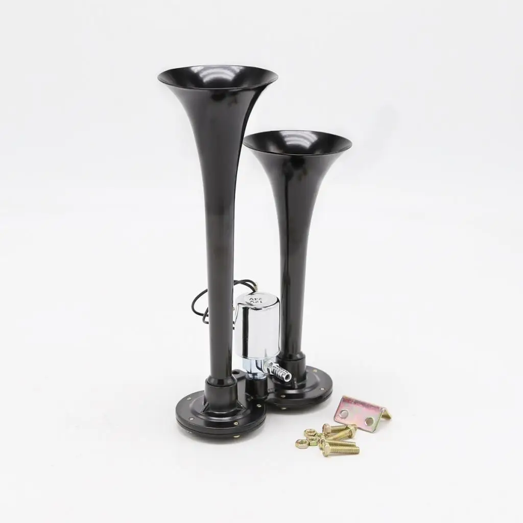 

Двойной Воздушный Рог с электрическим соленоидным сигналом для грузовиков-супер громкий 150 дБ 12 В/24 В постоянного тока-подходит для грузовы...