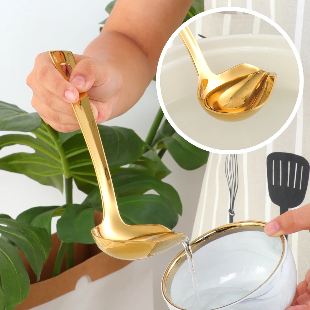 Ложка для супа и соуса из нержавеющей стали 1 шт.|Половники| |