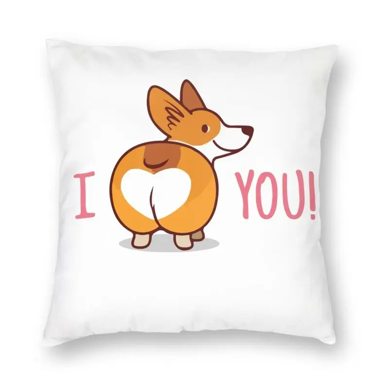 Забавные корги собака Животные художественная подушка крышка диван дома