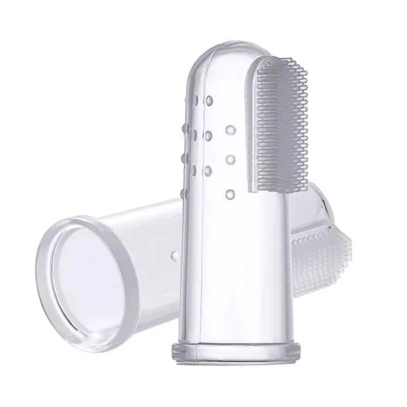 5 шт. Новые горячие продажи супер мягкая надеваемая на палец зубная щетка для