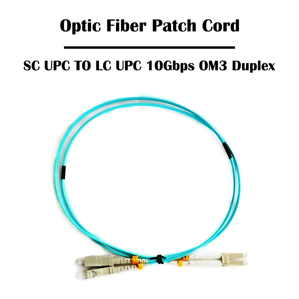 Патч корд оптический 20 шт./лот 2 0 м SC UPC до LC 10 Гбит/с OM3/40 OM4 мм мультирежим 50/125