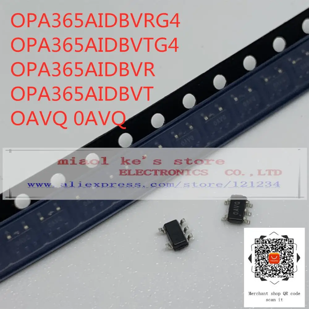 

[10 шт.] 100% Новый оригинал: OPA365AIDBVRG4 OPA365AIDBVR OPA365AIDBVTG4 OPA365AIDBVT OAVQ 0AVQ - IC OPAMP GP 1 схема