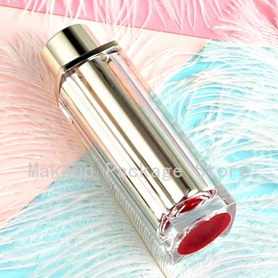

40pcs/lot New Arrival Plastic Lipstick Tube, Empty DIY Gold High Class Lip Balm Container, Lip Rouge Storage Bottle, Beauty Tool