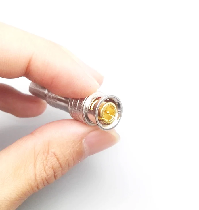 

10PCS BNC 75-5 JR-B25 Male Solderless Adapter Connector CCTV Camera Cable Connection