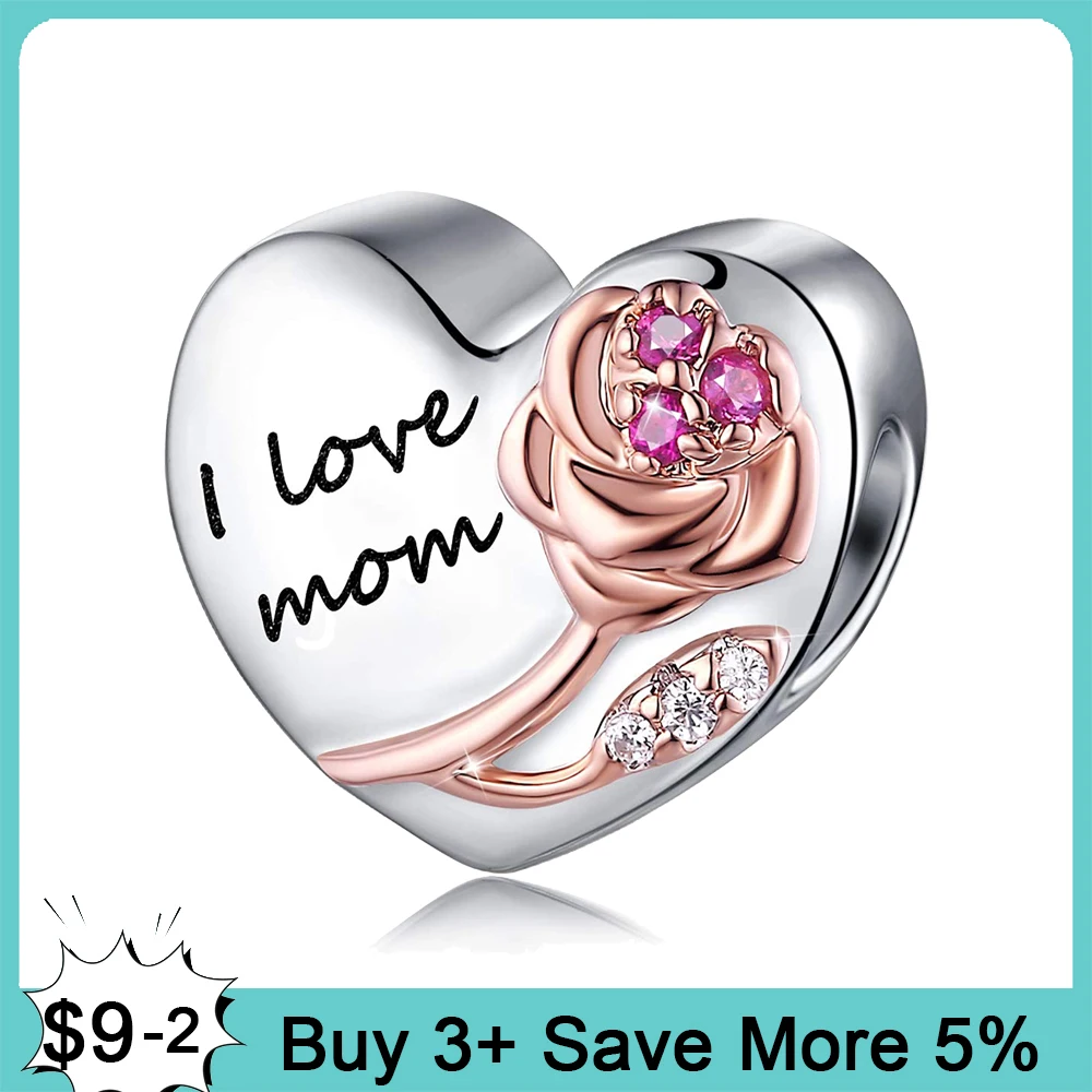 

Подлинные искусственные серебряные бусины-подвески для браслетов Pandora