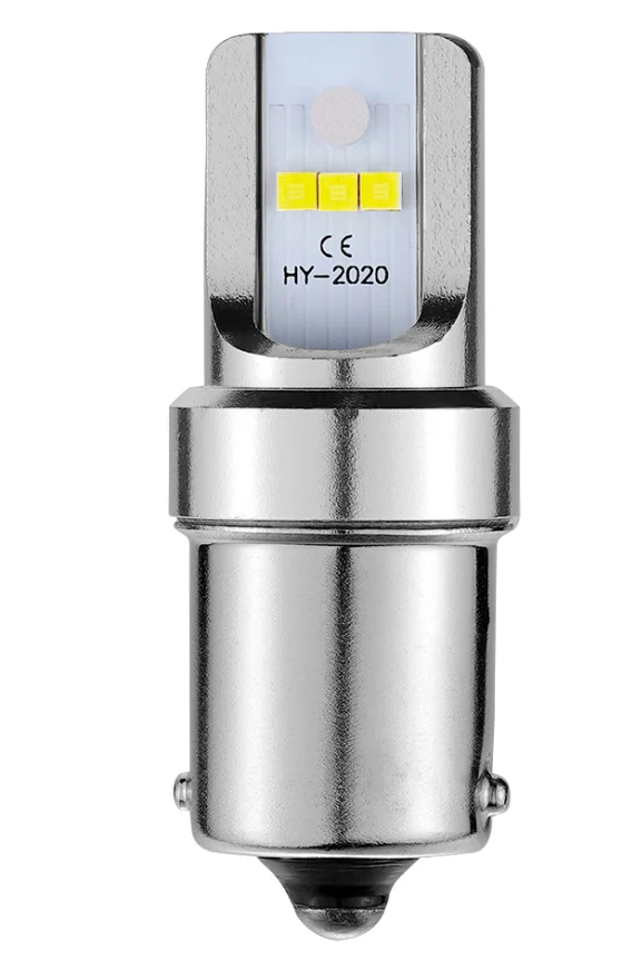 

2PCS T10 1156 BA15S Signal Light Flash Flash 6SMD LED 6000K 12V 5W Canbus 3030 SMD Car Led Bulb brake tail turn signal lights