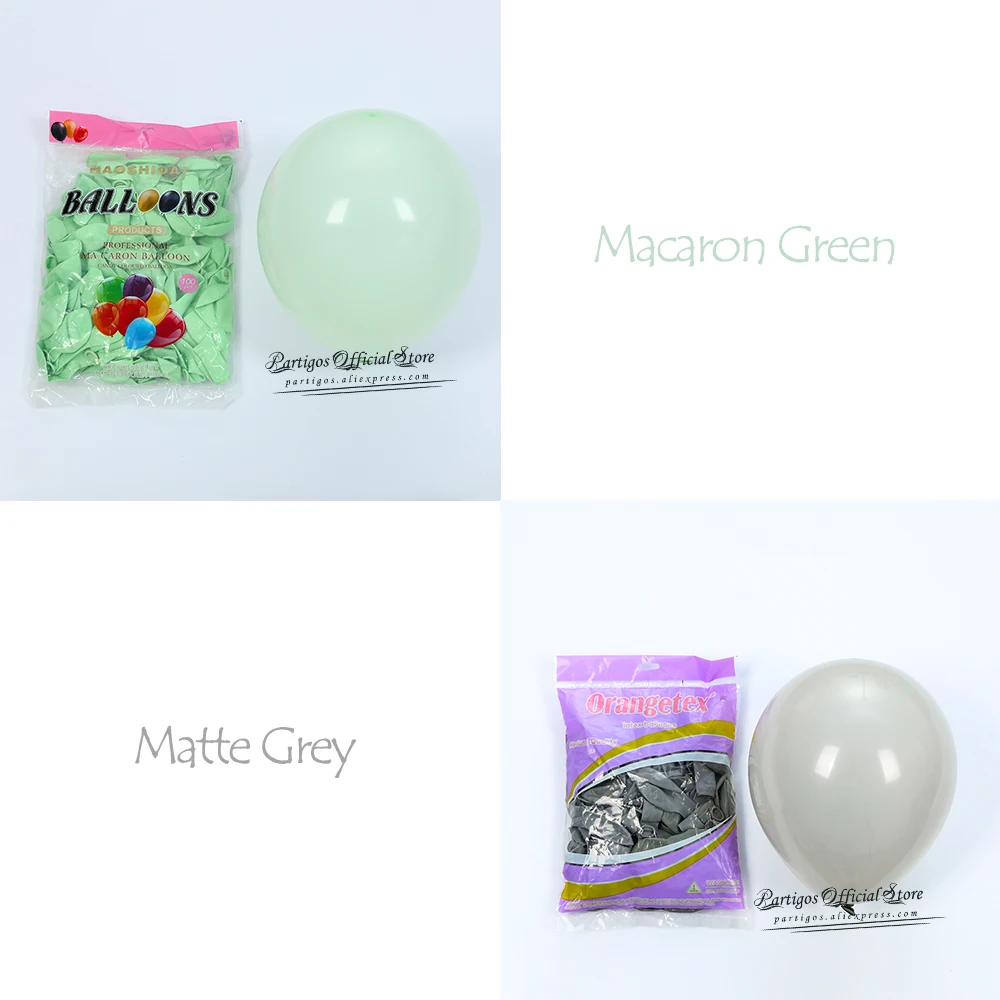 

127Pcs Macaron Color Avocado Green Latex Balloons Garland Kit Chain Birthday Valentines Day Wedding Party Decorations Globos