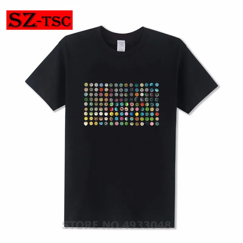 Мужская футболка с короткими рукавами 80's Rave Music хлопковая Футболка принтом