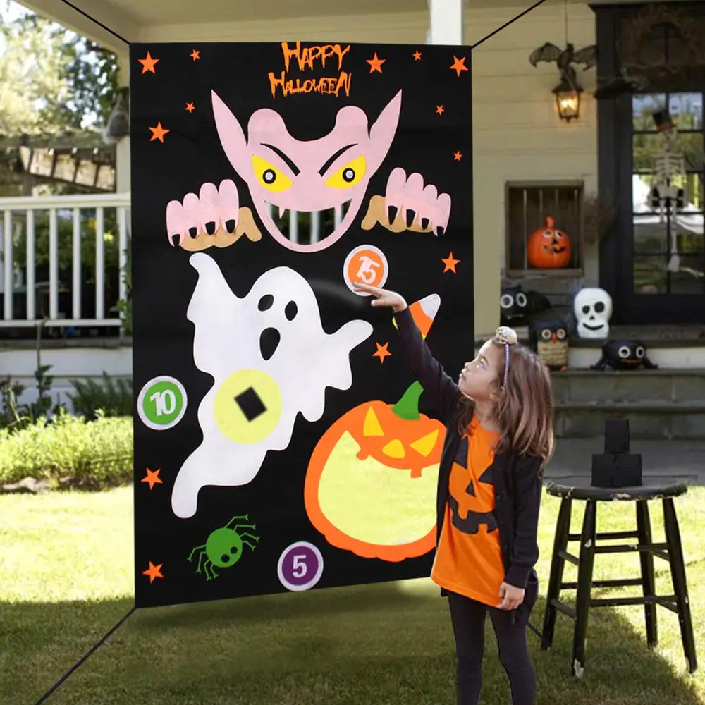 FENGRISE Хэллоуин висит бросить игру подарок на для детей и надписью &quotHappy Halloween&quot