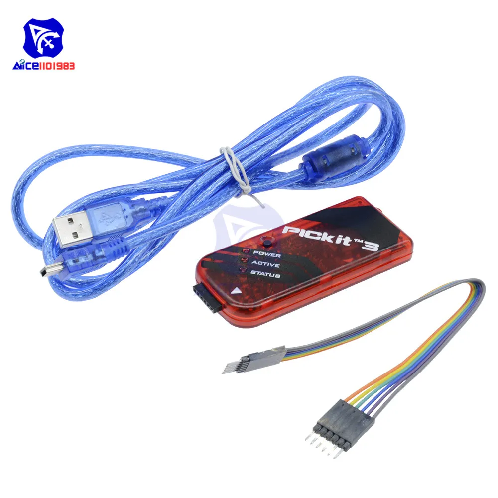 Эмулятор электронных чипов diymore PICkit3 MPLAB PICkit 3 PIC микроконтроллер чип in-Circuit