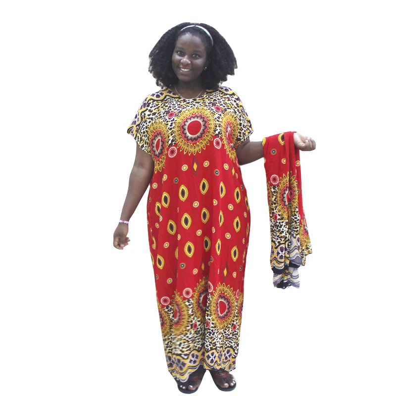 Повседневное винтажное Африканское платье традиционный принт свободная Осенняя