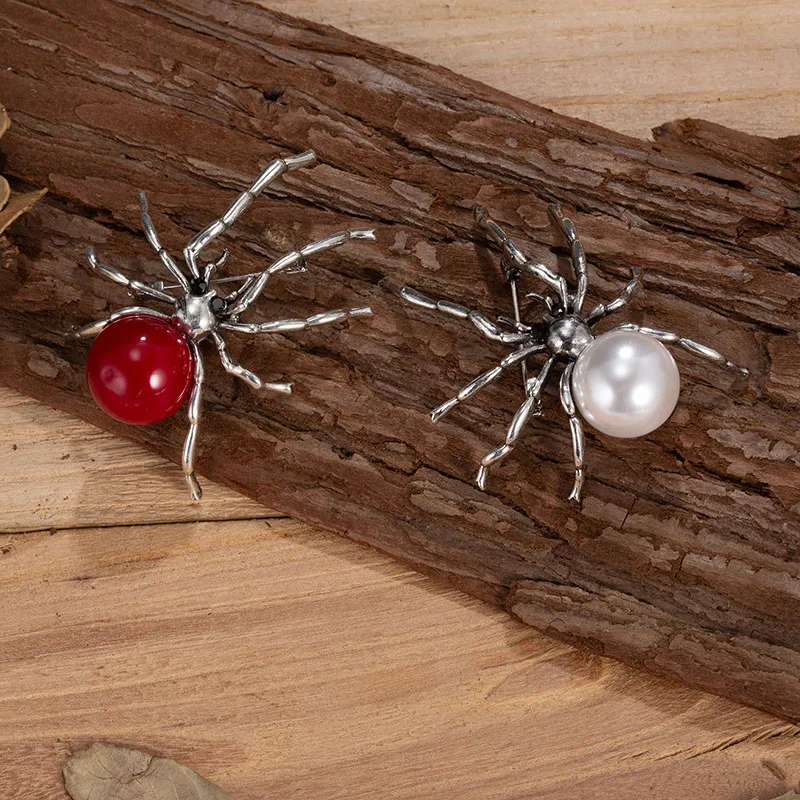 Брошь в виде насекомого TDQUEEN винтажная металлическая брошь форме паука с большим