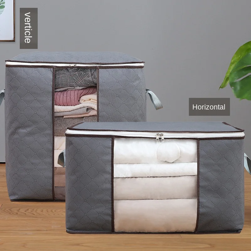 

Large-capacity Quilt Bag Non-woven Clothing Quilt Storage Bag Non-woven Moving Luggage Quilt Storage Bag