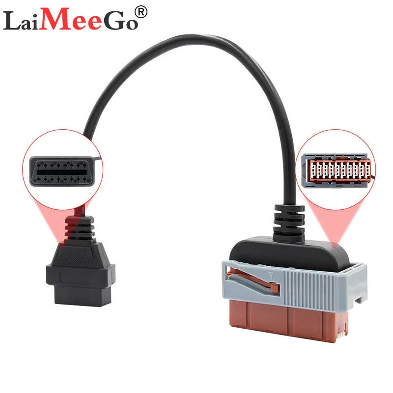Lexia3 30 Pin кабель для Citroen диагностический инструмент квадратный интерфейс PSA 30pin pin