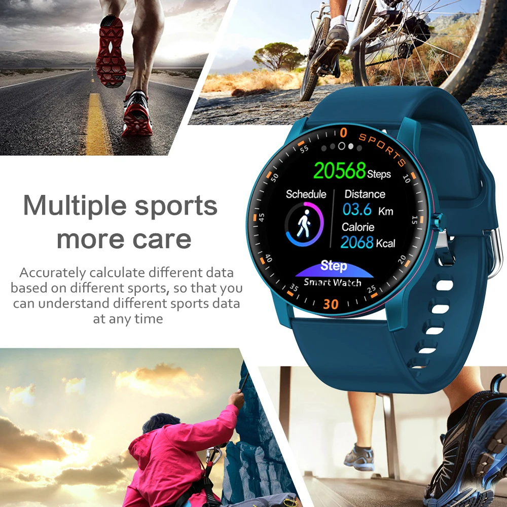 SANDA Экран сенсорный экран Смарт-браслет монитор сердечного ритма Смарт-часы