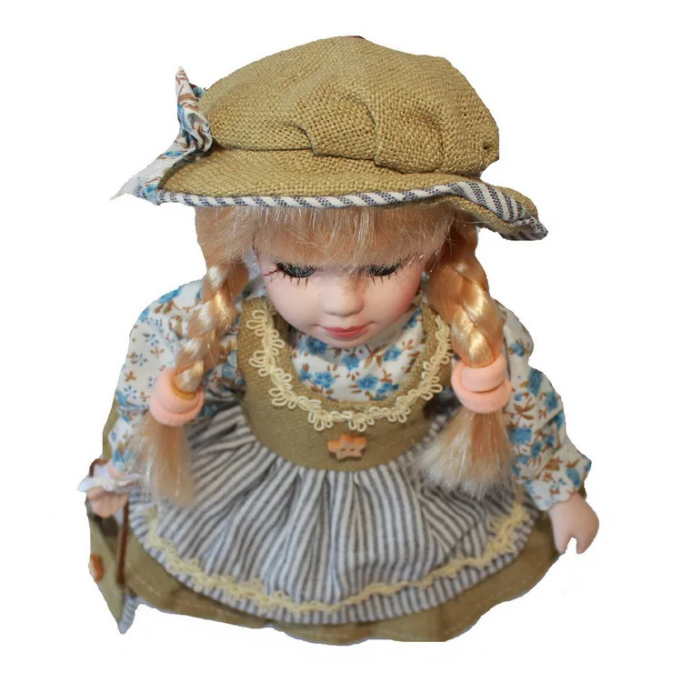 

30cm Reborn Doll Rural leisure ceramics doll Bebe Dolls Reborn Toddler Baby Toys For Girls Child Birthday Christmas Gifts