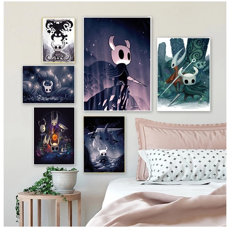 

Hollow Knight Map The Game Poster Decoration Painting Of The On HD Canvas Canvas Painting Of Hallownest Poster Wall Art Canvas
