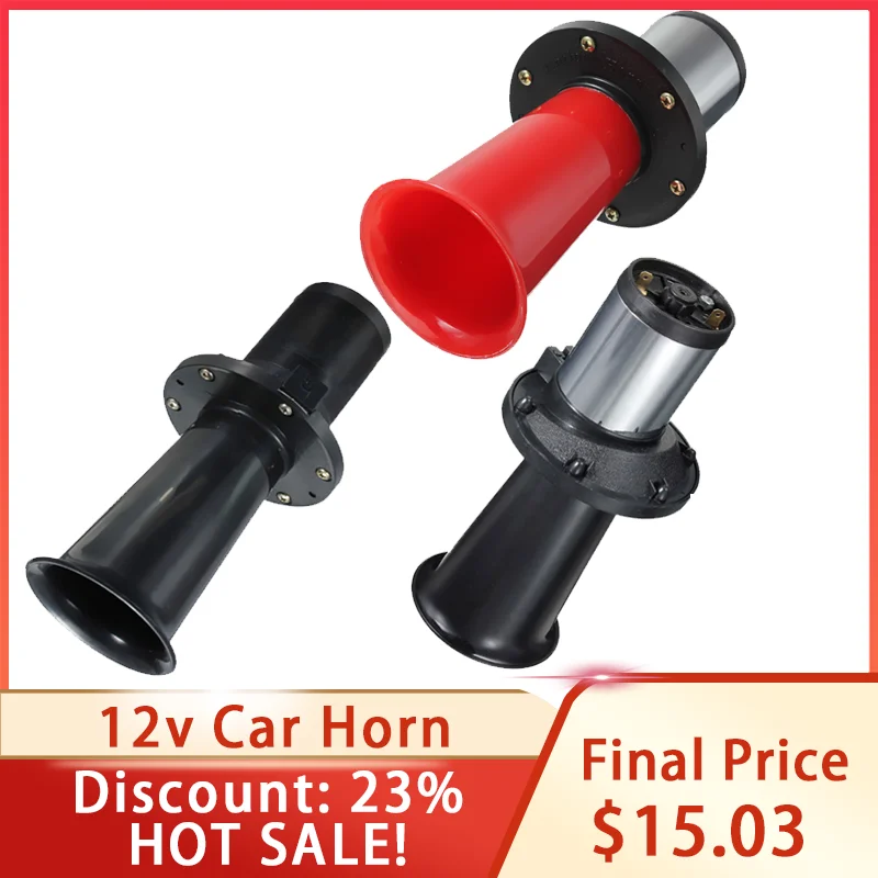

Car Boat Motorbike Universal Van Air Horn for car Klaxon Ahoooogah Sound 12V Classic Boat Truck Klaxon Horn High Quality