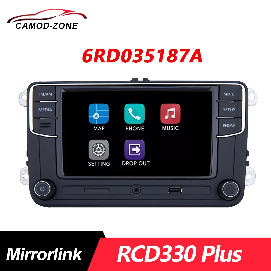 RCD330 plus автомобиль MIB радио Bluetooth 6RD035187A 6.5 &quotдля VW PQ35 PQ46 Golf 5 Jetta MK5 MK6 CC Tiguan Passat B6 B7 Polo