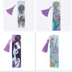 Красота Девушка 5D алмазная живопись Закладка Алмазная вышивка искусственные знаки для книг рождественские подарки