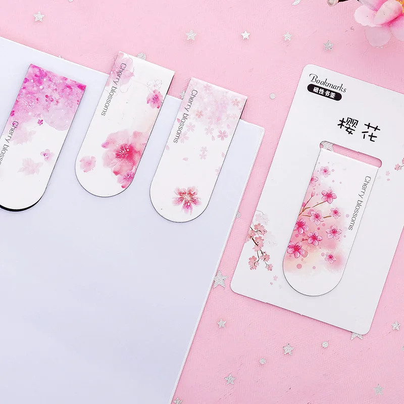 1 шт. магнитная закладка в виде вишни маркер для книг на странице школьные