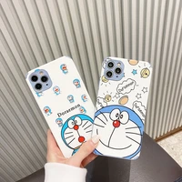 cartoon doraemon soft silicon leather case for huawei p40 p30 p20 pro fashion back cover for huawei p40 p30 lite shockproof case