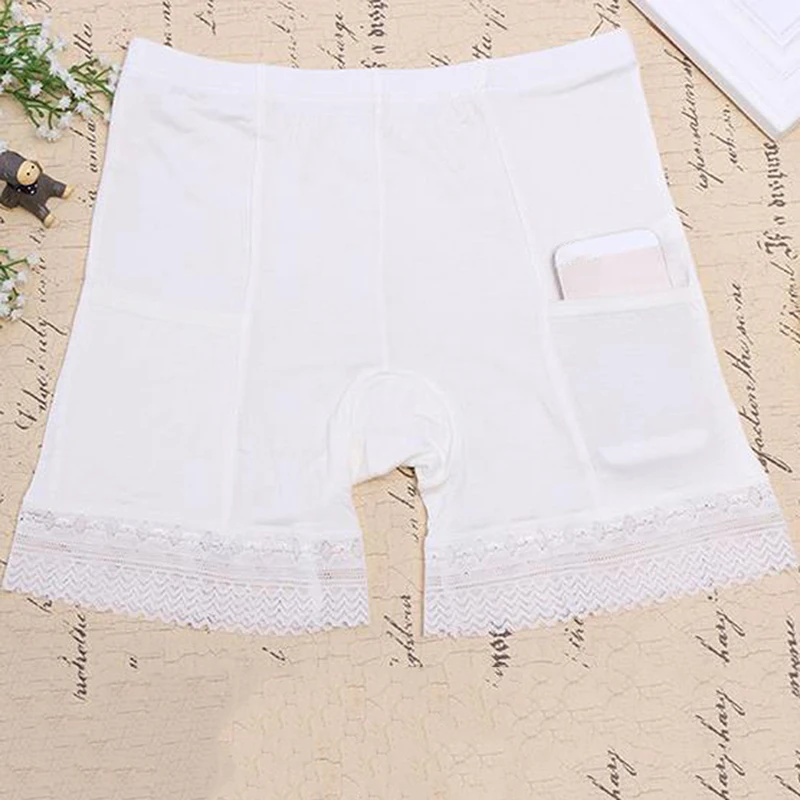 Высококачественные женские кружевные лоскутные Защитные шорты дышащее нижнее