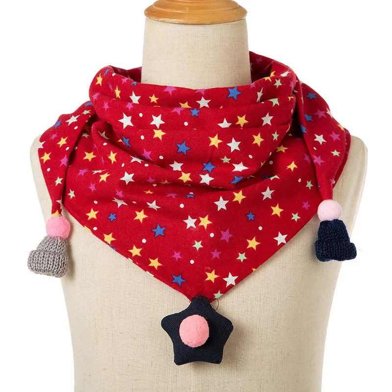 Шарф детский осенне-зимний мягкий треугольный |