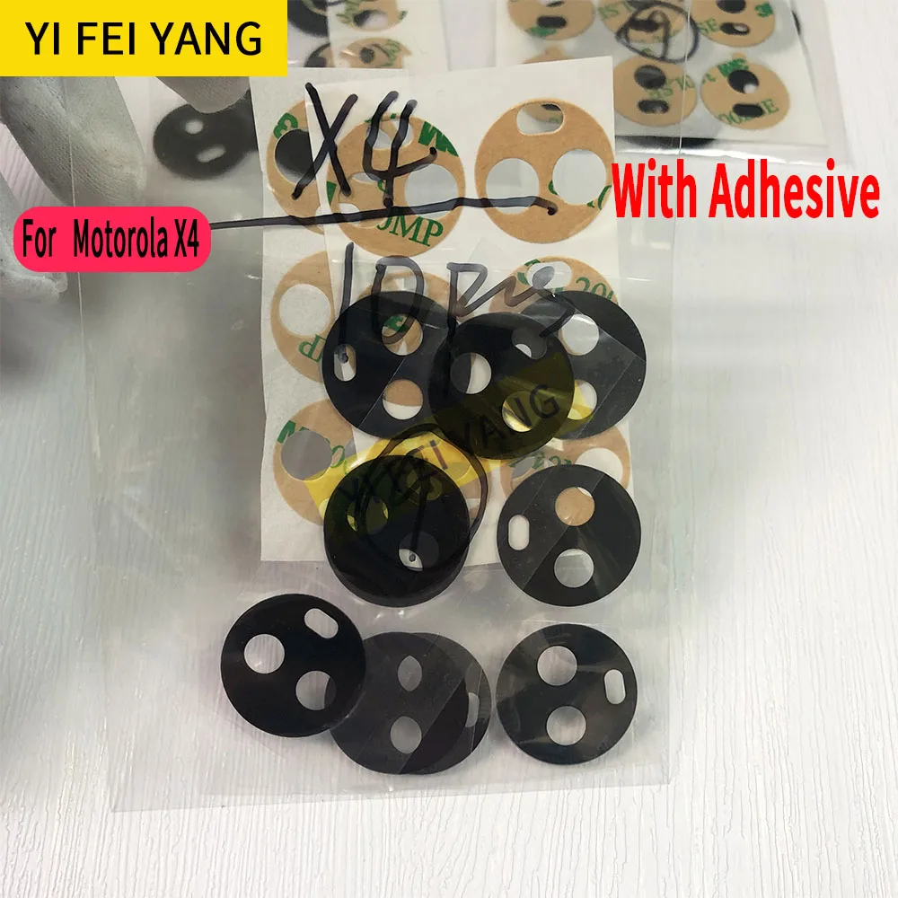 Задняя камера со стеклянным объективом для Motorola MOTO E4 E5 E6 Plus Play One Macro X4 10 шт