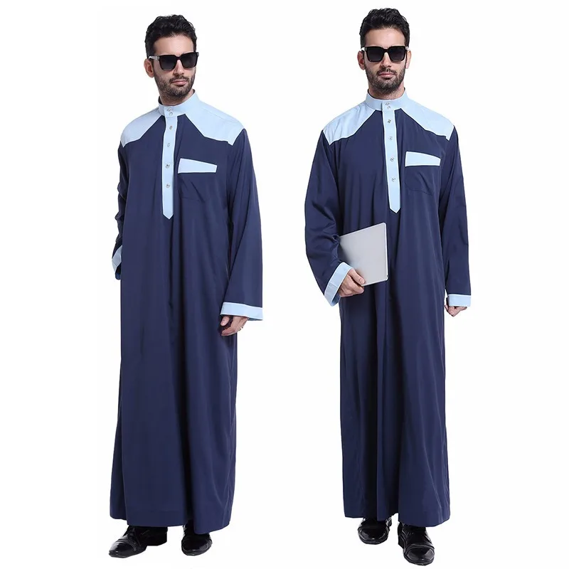 2020 Jubba Thobe Muslim men clothing arabic thobe Thawb Caftan saudi thobe for men islamic clothing men dubai turkish kaftan