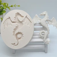 dragon silicone mold for diy epoxy resin chocolate candy pastry dessert decoration fondant mould kitchenware baking tool