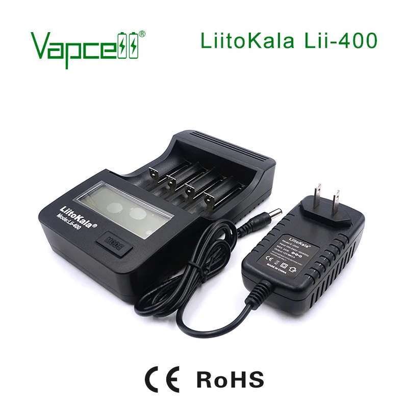 Vapcell зарядное устройство Liitokala Lii-400