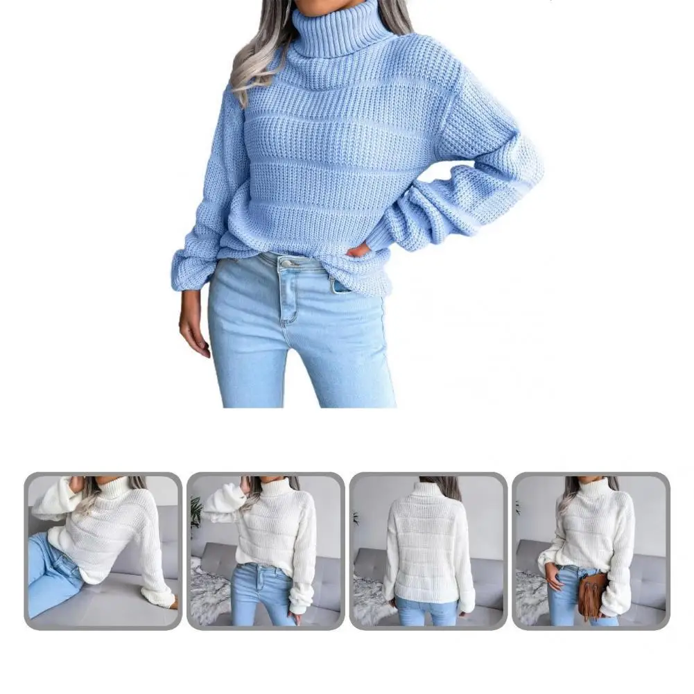 

Acrylic Fiber Durable Wear Resistant Sweater No Shrinking Women Sweater Skin-friendly for Dating