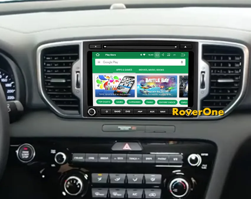 RoverOne S200 Android 8.0 Car Multimedia Player For Kia Sportage KX5 2016 Autoradio DVD Radio Stereo GPS Navigation Bluetooth | Автомобили