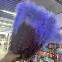 the new 100pcslot black and light purple ostrich feather 45 50cm18 20inch party christmas craft jewelry celebration diy plumas