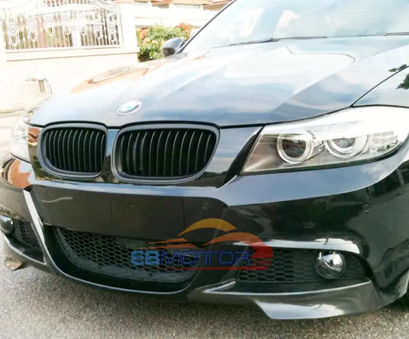 Окрашенный спойлер губа-накладка 1 пара для BMW E90 E91 LCI M-tech bumper 2009-2011 - Цена: 