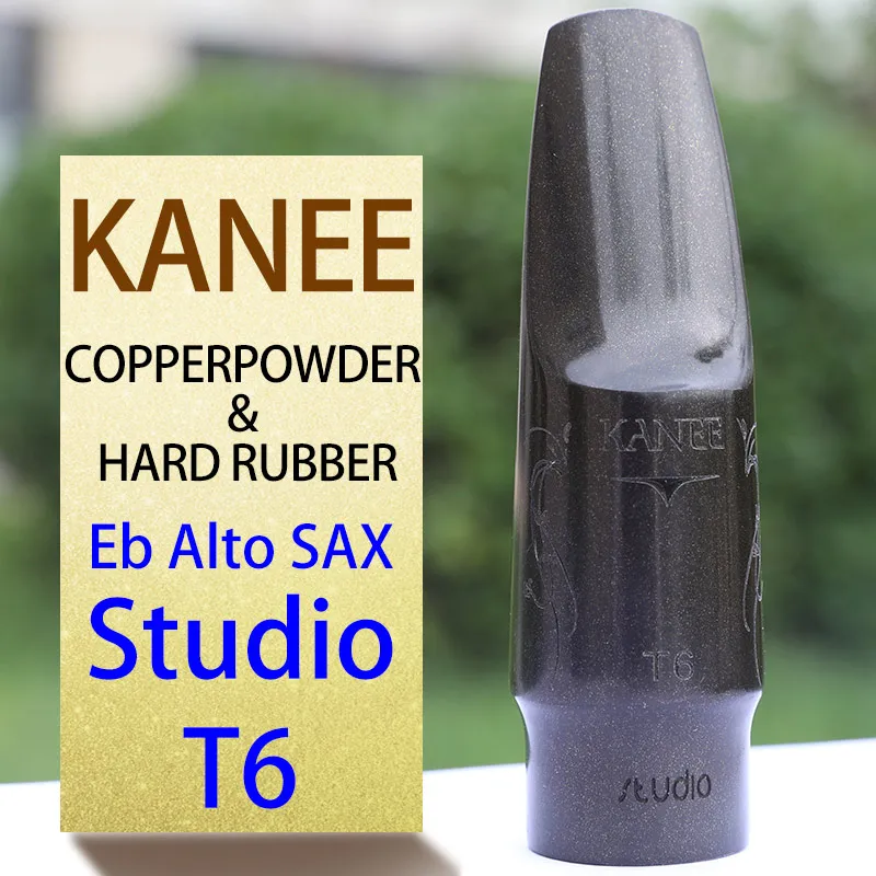 Kanee медный порошок и жесткий резиновый мундштук Eb Alto sax мундштук Bb Tenor sax мундштук Pop/Jazz - Цвет: Alto ST T6