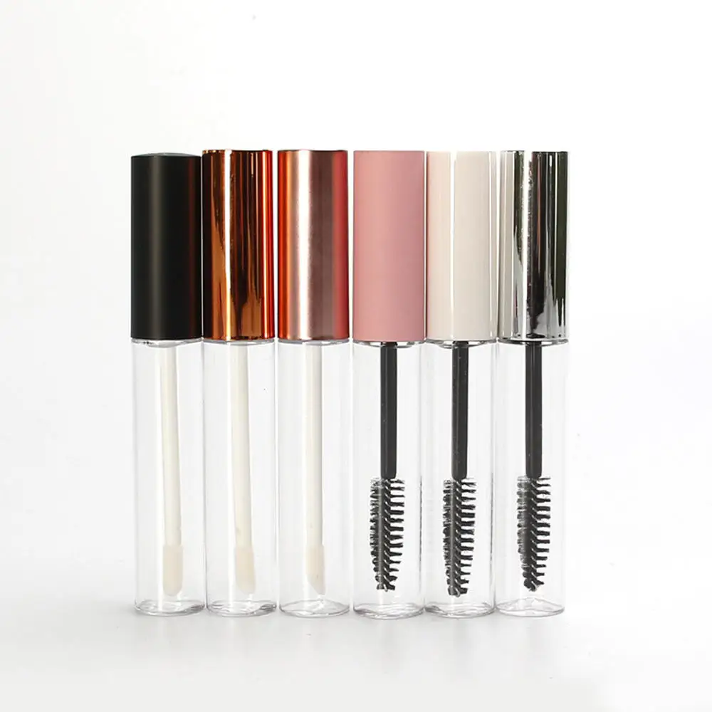 

10mL Beauty Portable Empty Mascara Tube Eyelash Vial Liquid Bottle Container With 9 Colours Refillable Bottles Makeup Accessorie