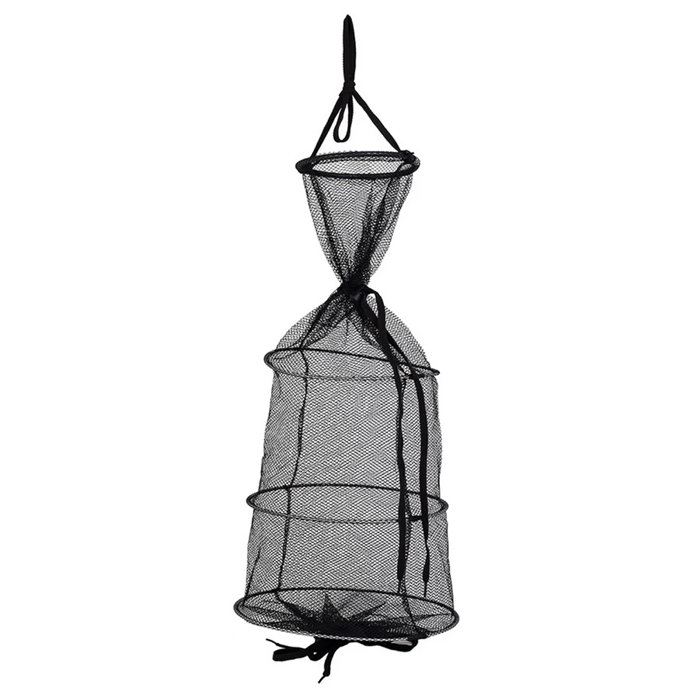 Портативная сетчатая рыболовная сеть с отверстием 3 мм Складная сетка краб
