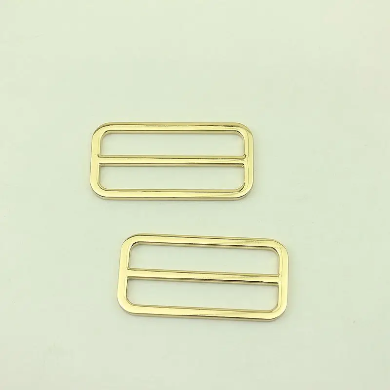 10Pcs 50mm Adjustable Buckles Metal Slider Tri Glide Square Ring Webbing Belt Ribbon Strap Buckle Bags DIY Accessories